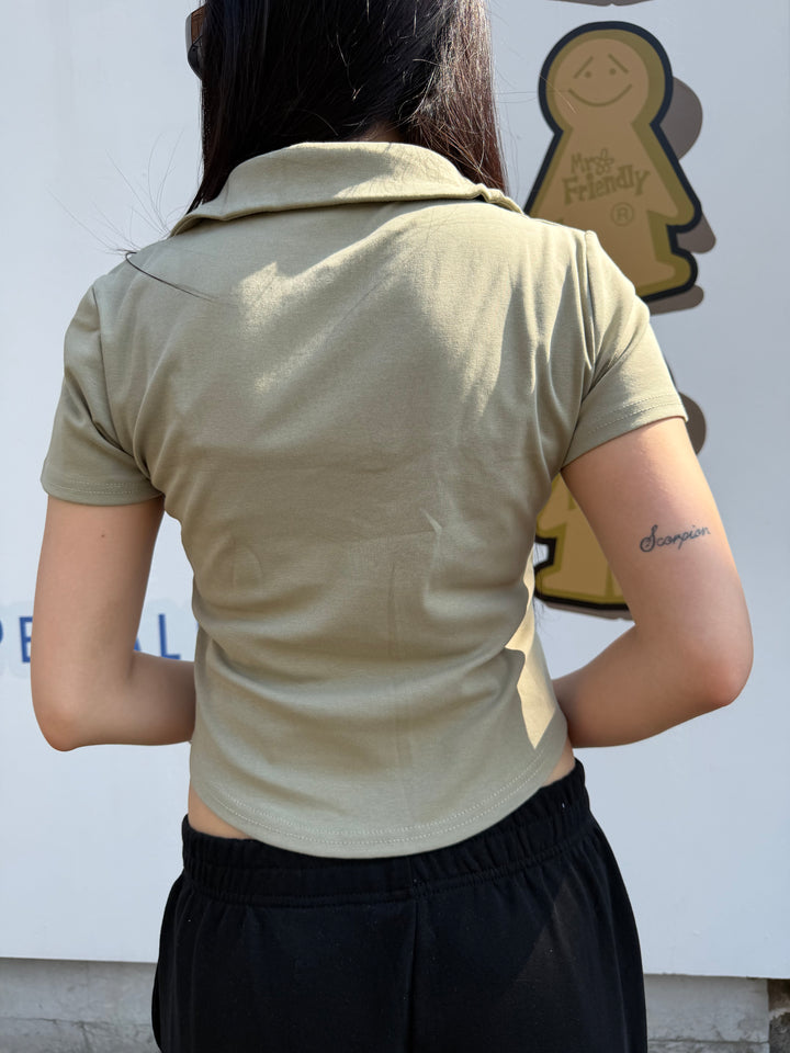 【 Select 】切り替えフィットPoloシャツ