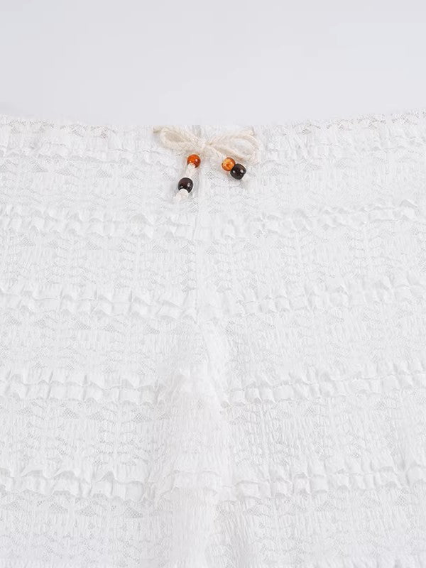 ティアードフリルレースパンツ