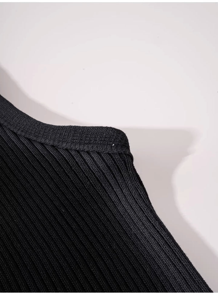 グラデーションリブタンクトップ