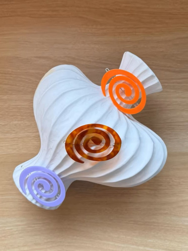 スパイラルヘアクリップ