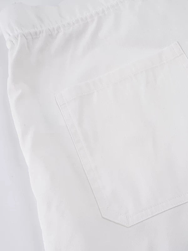 ドローストリングジョガークロップドパンツ