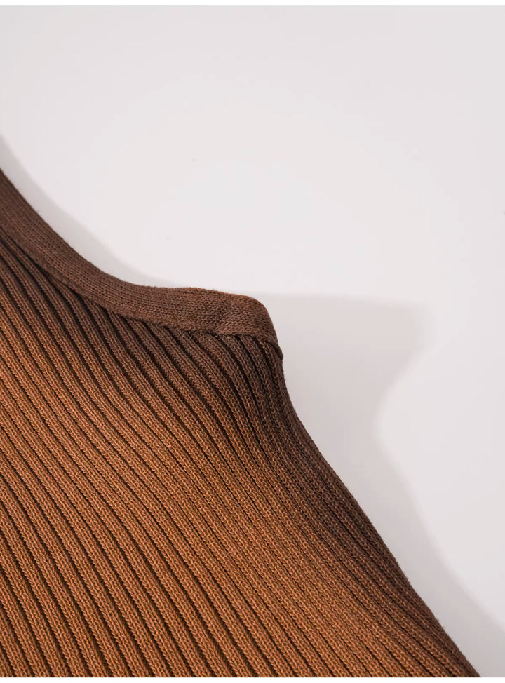 グラデーションリブタンクトップ