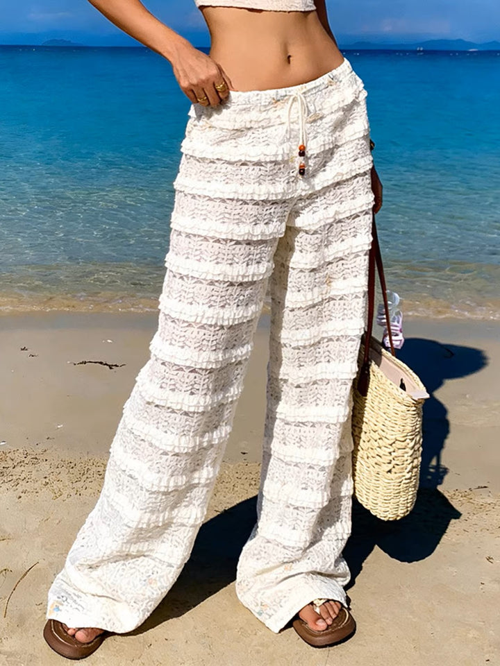 ティアードフリルレースパンツ