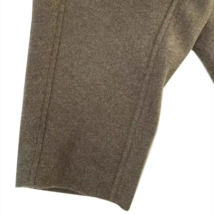 ノーカラーウールライクジャケット