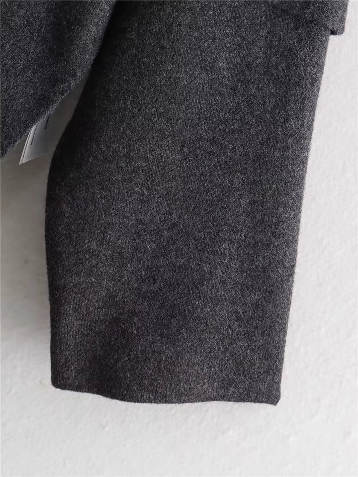 ケープ付きニットジャケット