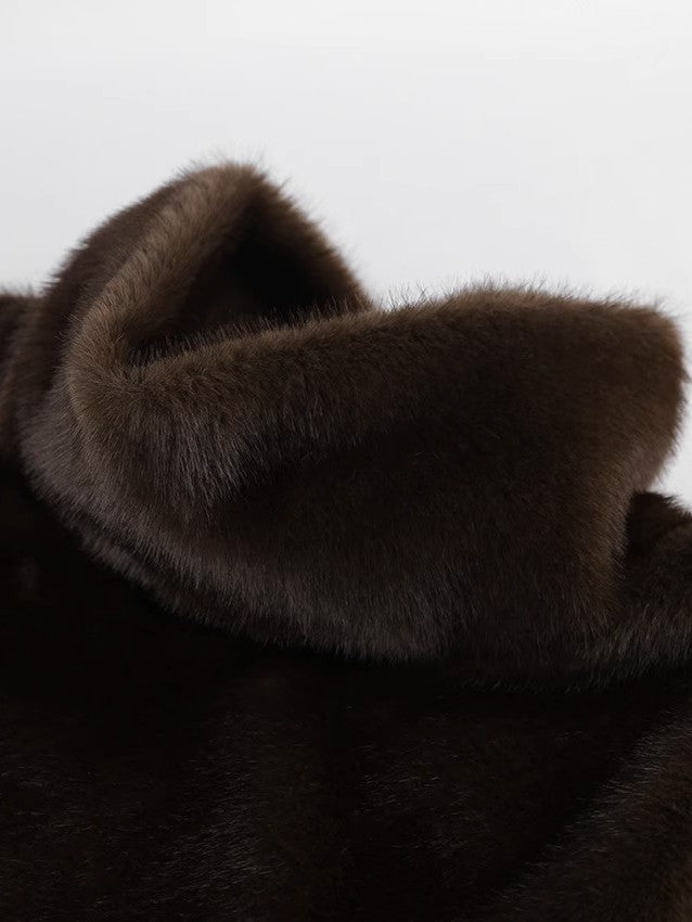 エコファー ハイネックノースリーブベスト