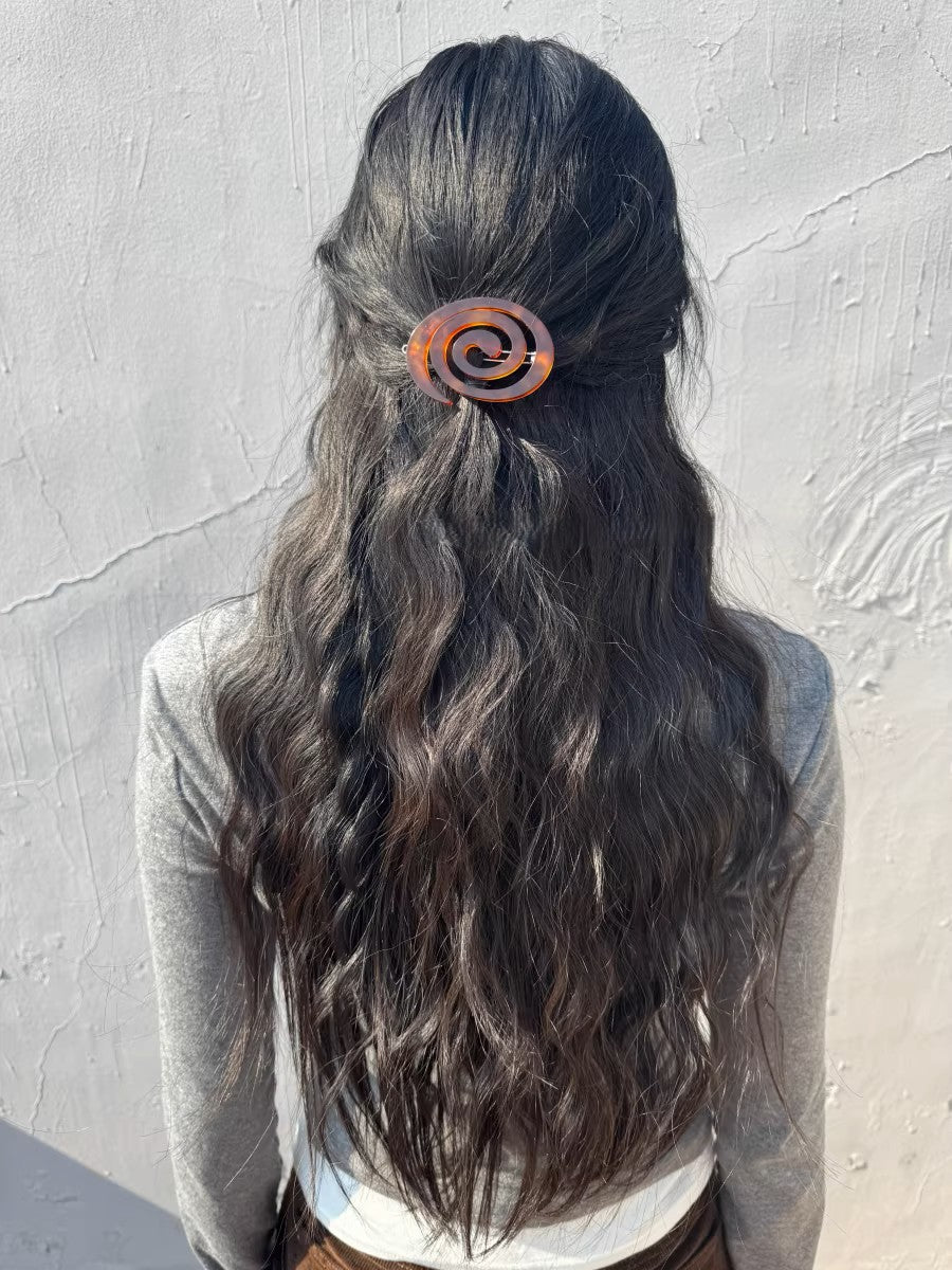 スパイラルヘアクリップ