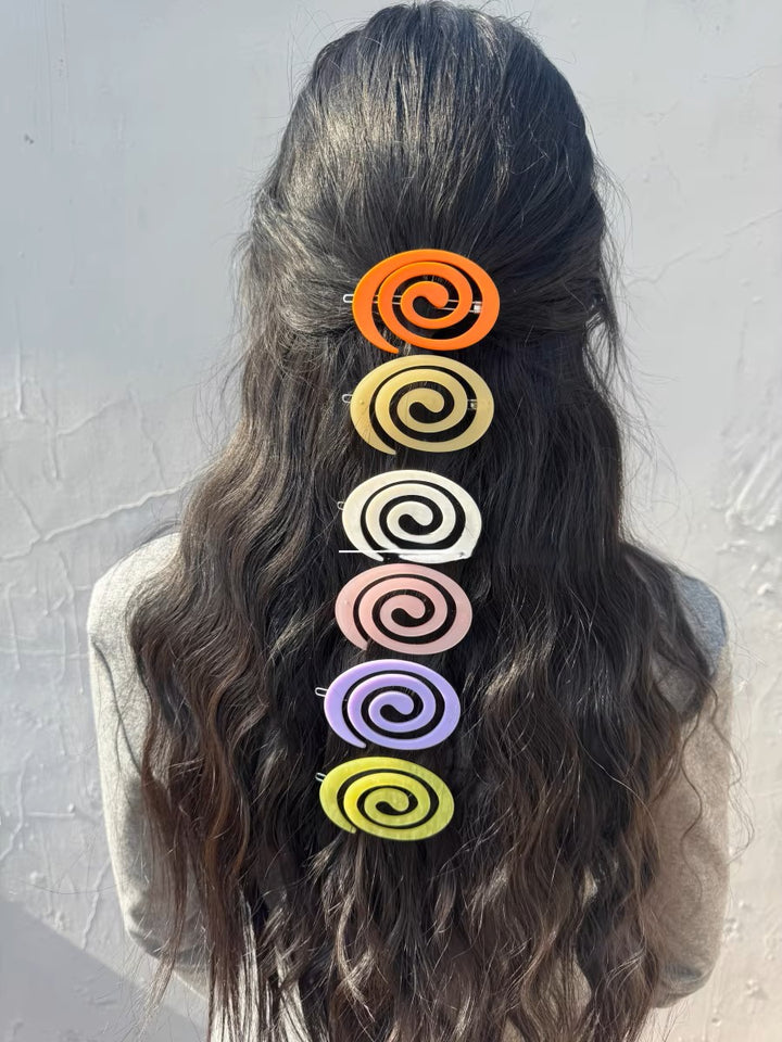 スパイラルヘアクリップ