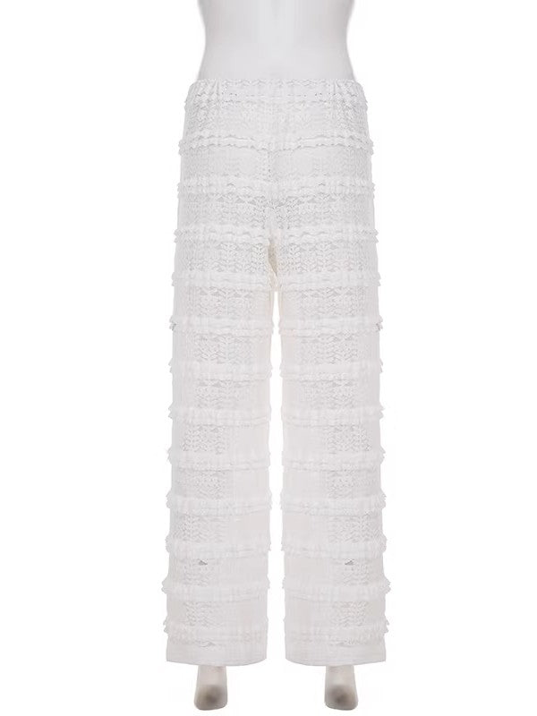 ティアードフリルレースパンツ