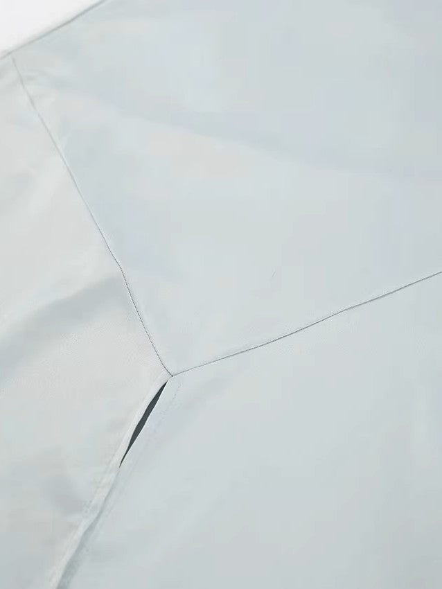サテンスリットロングフレアスカート