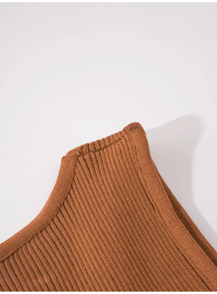 グラデーションリブタンクトップ