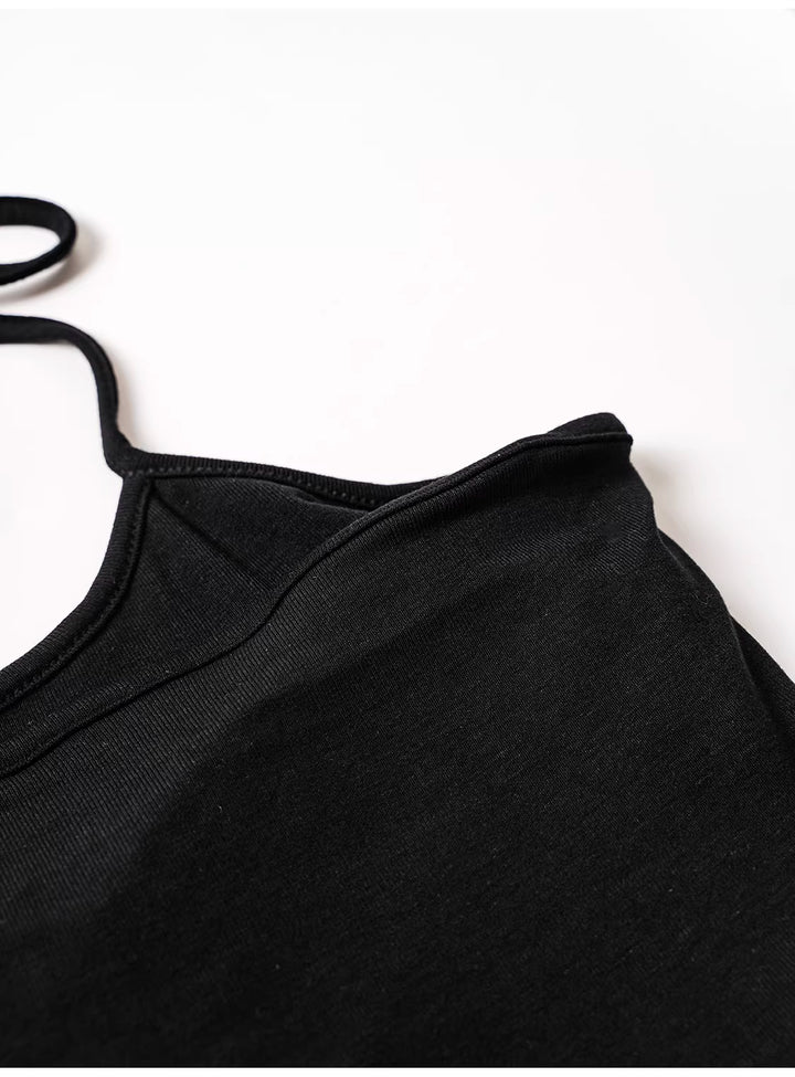 リボン柄シアーメッシュトップスレイヤードセット