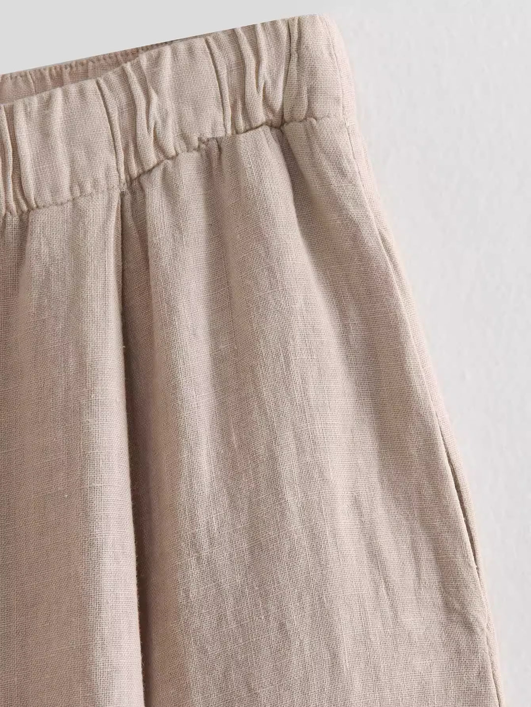 コットンリネンリラクシールーズパンツ