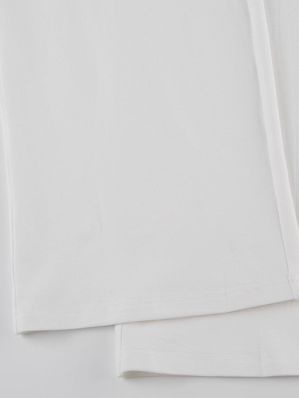 ストレートイージー裏起毛パンツ