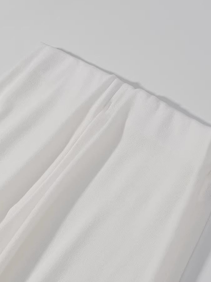 カシュクールベストワイドパンツ セットアップ