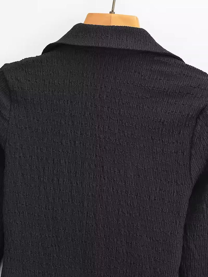 フロントフックオープンカラートップス