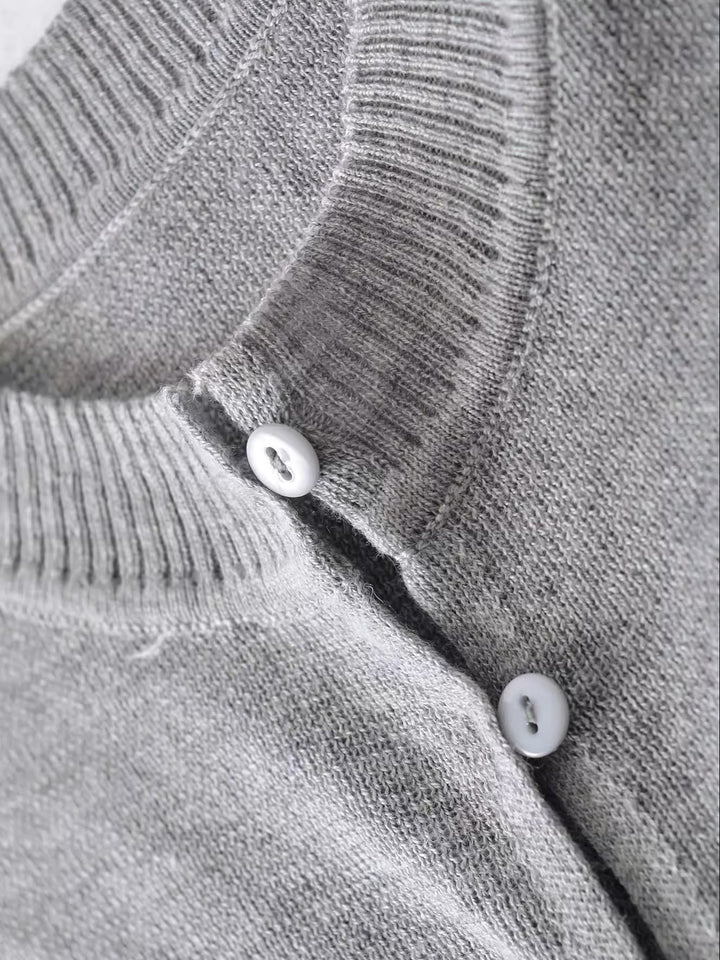 ハーフスリーブニットカーディガン