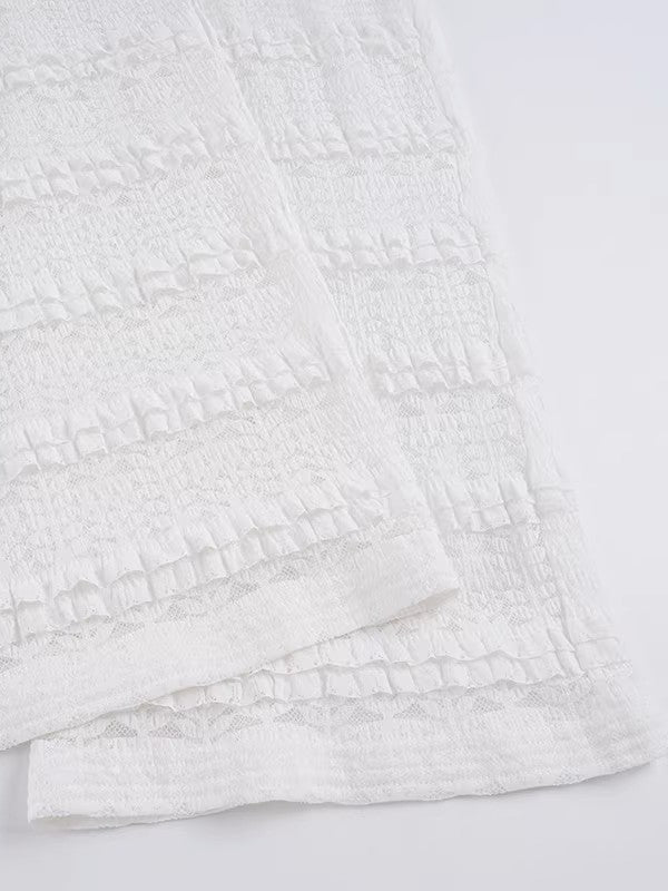 ティアードフリルレースパンツ