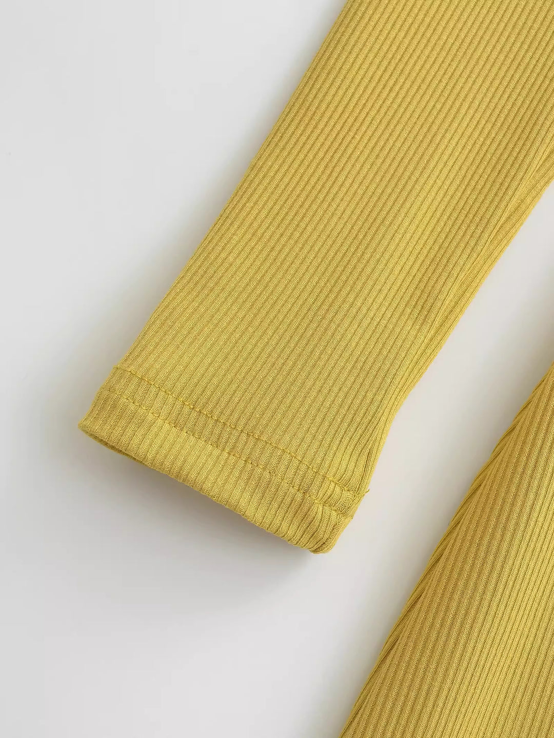 ワンショルダーリブワンピース