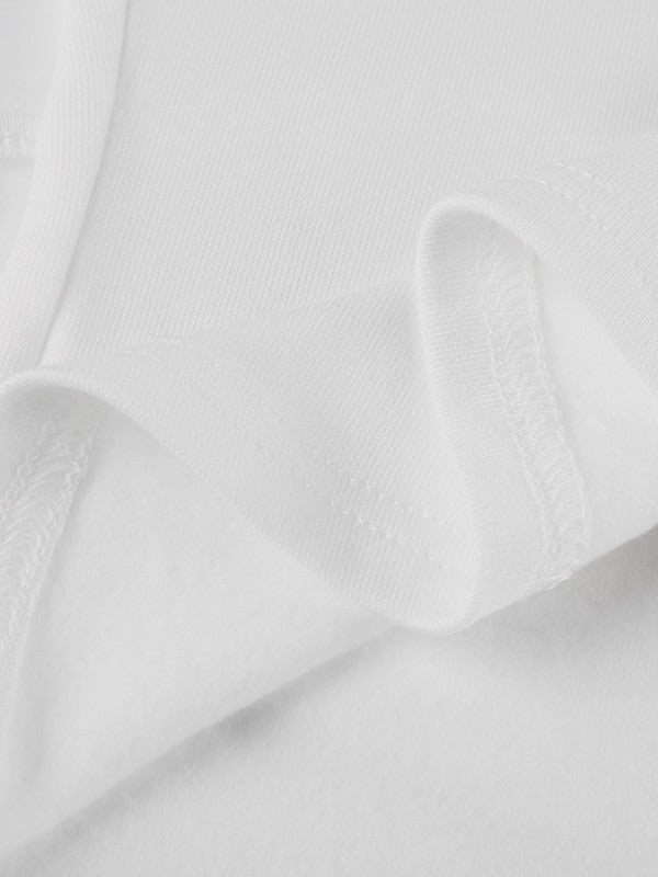 ラップデザイン裏起毛トップス