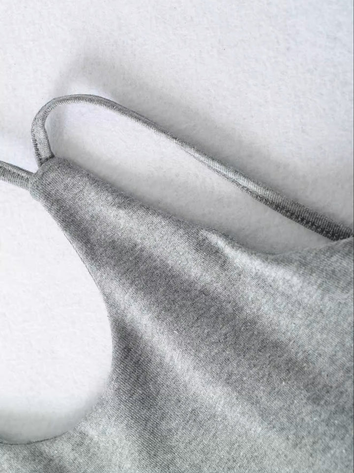 ダブルストラップチュニックタンクトップ