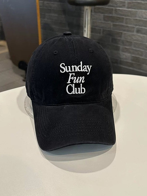 Sunday Fun Club 刺繍Cap