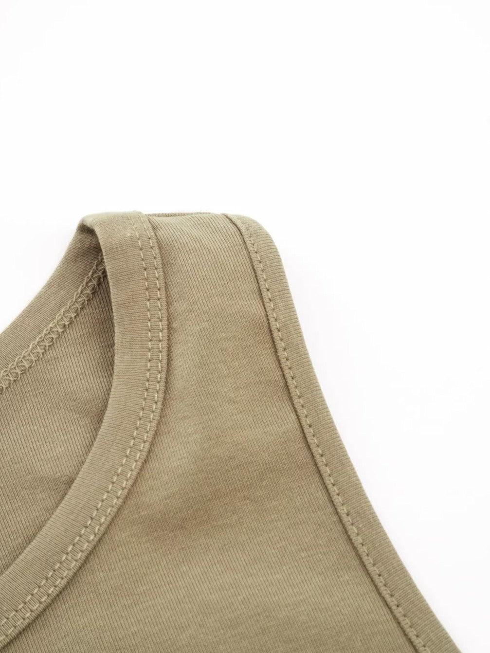 サイドレースアップコードリブタンクトップ