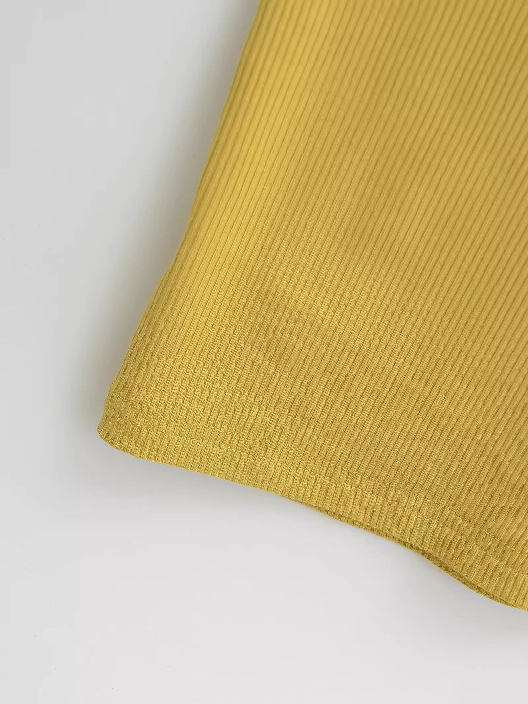 ワンショルダーリブワンピース