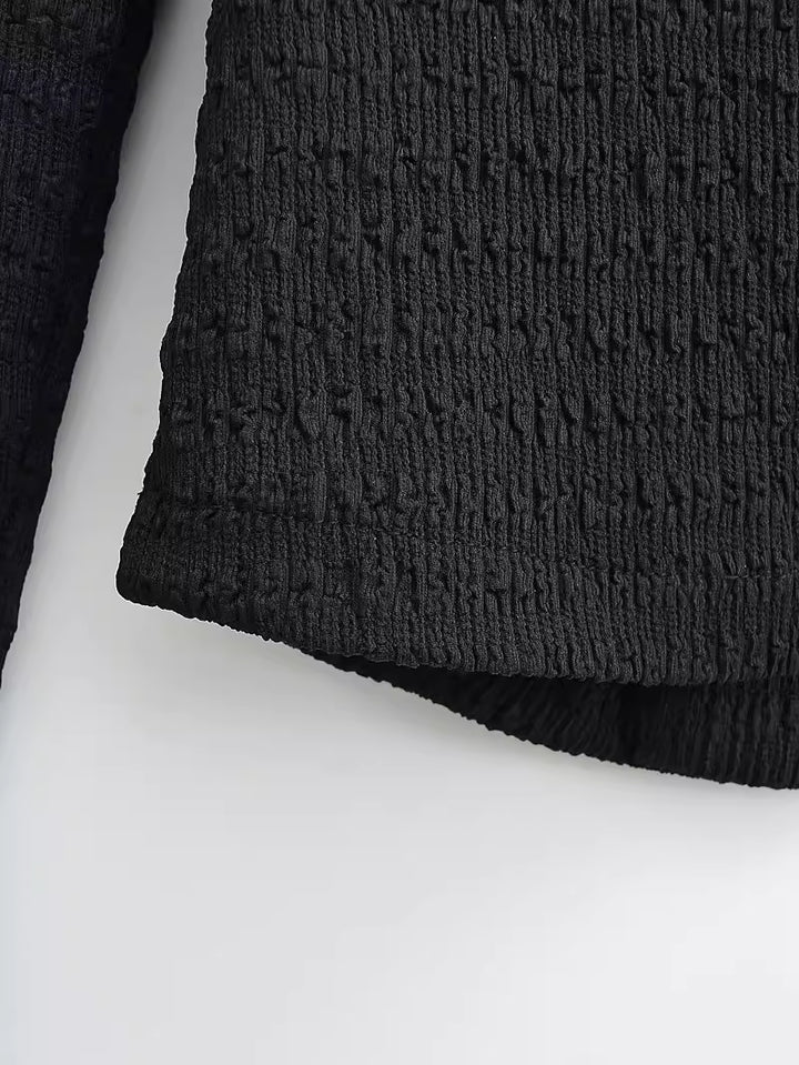 フロントフックオープンカラートップス