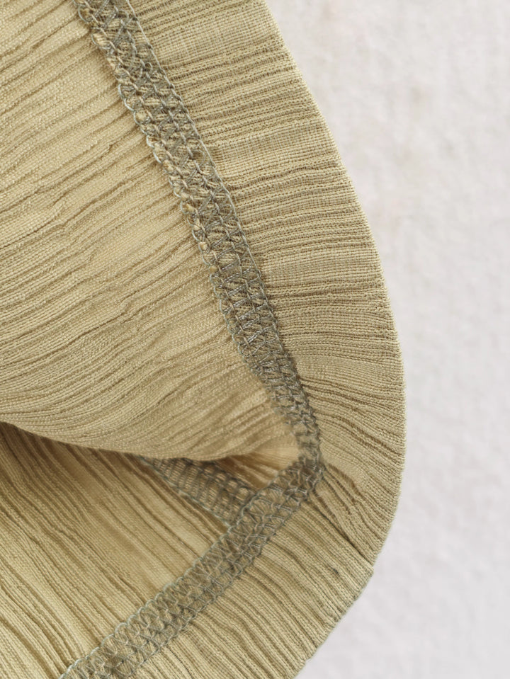 テクスチャーオープンカラーシャツパンツセット