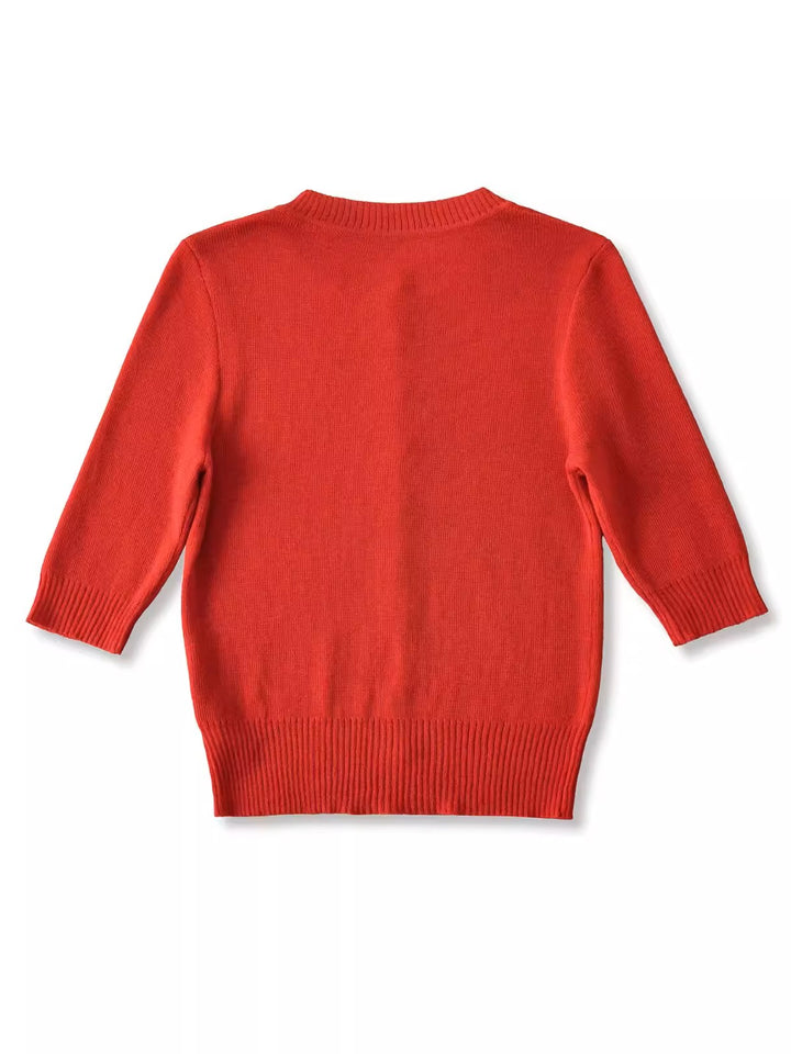 ハーフスリーブニットカーディガン