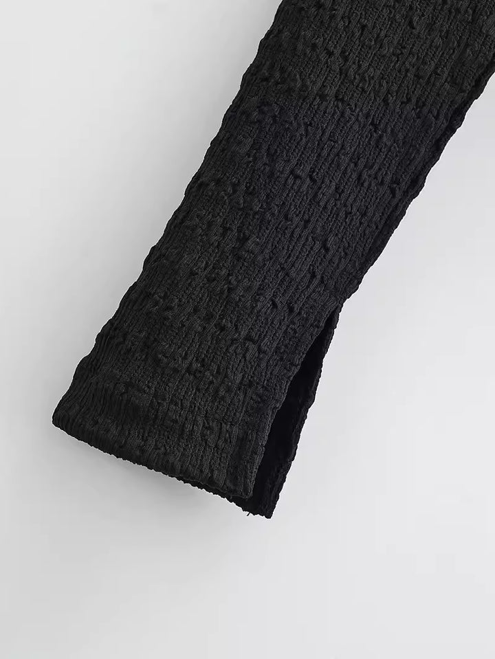 フロントフックオープンカラートップス