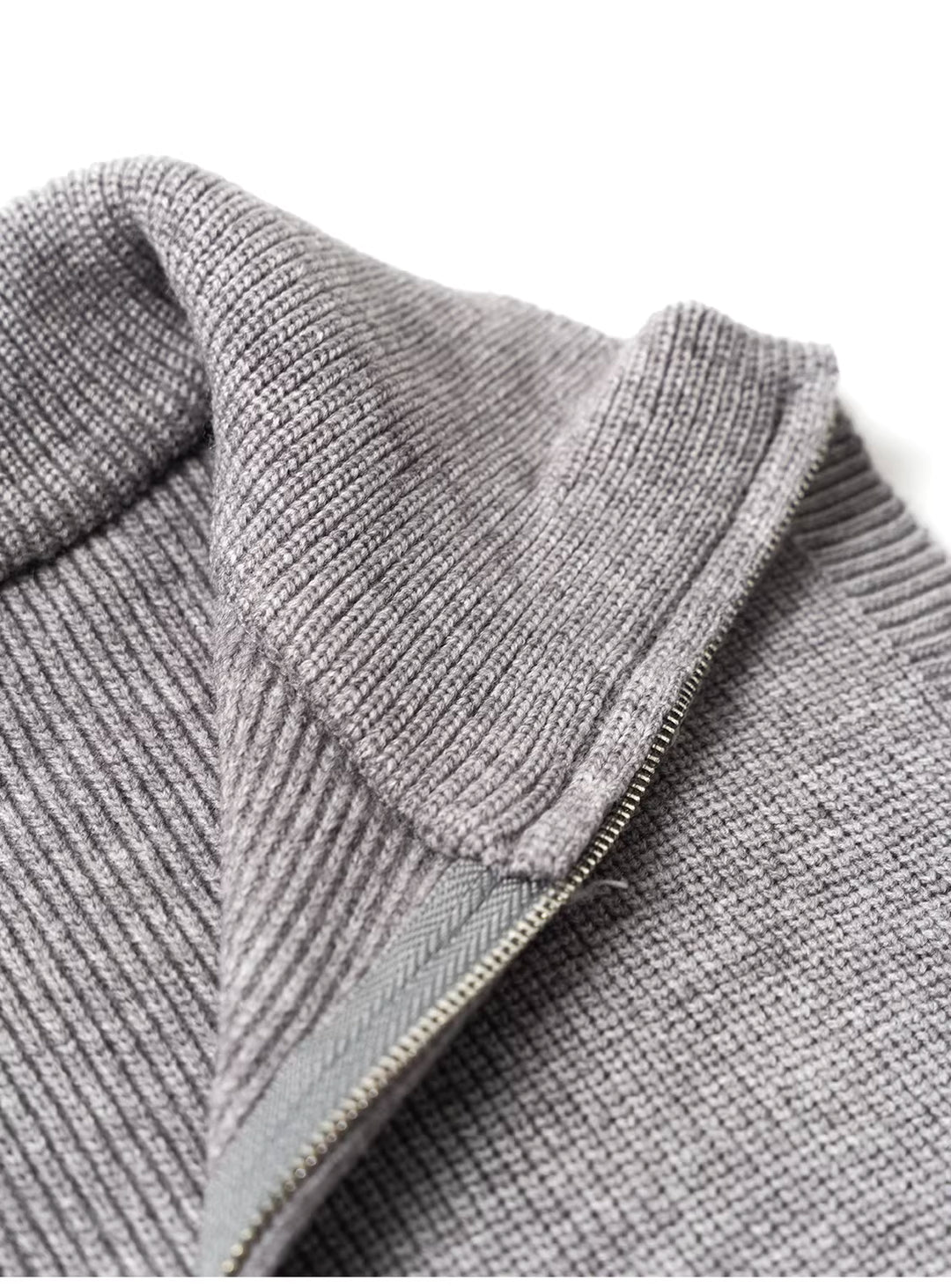 ジップアップサマーニットベスト