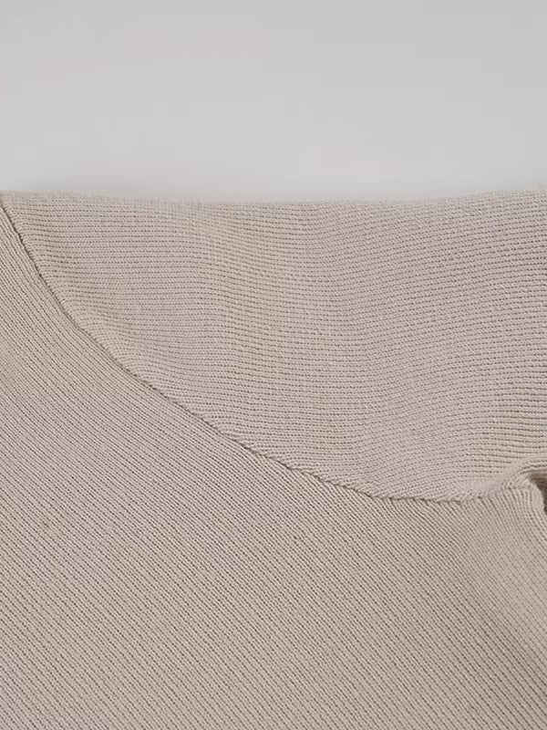 ソフトリブヘンリーネックボディースーツ