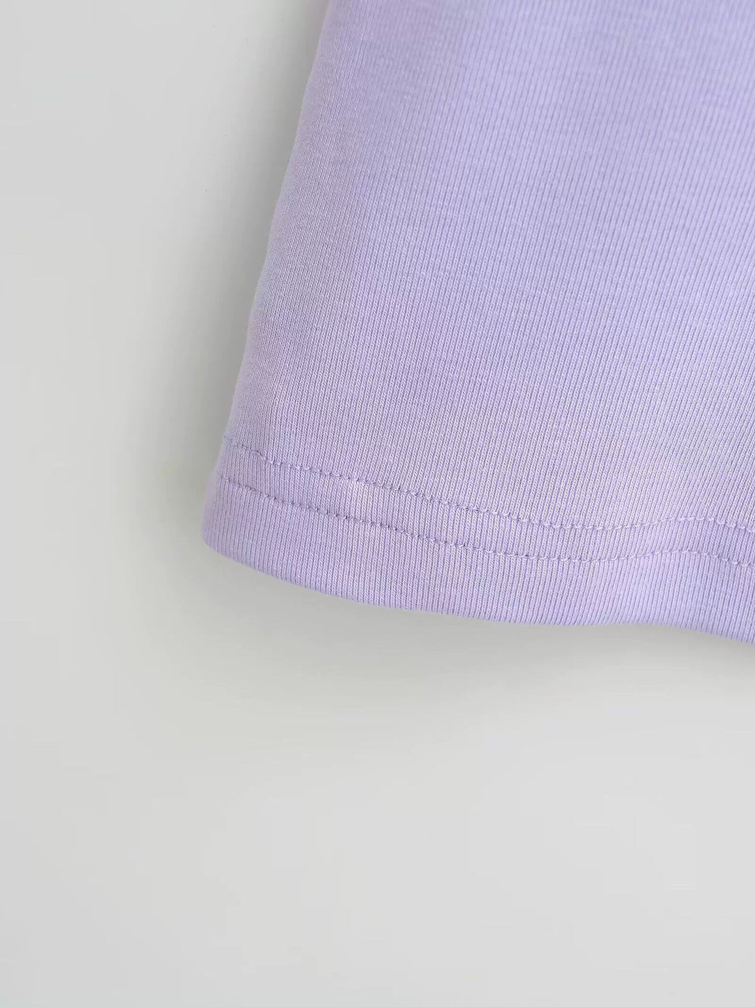 UネックTシャツミニワンピース