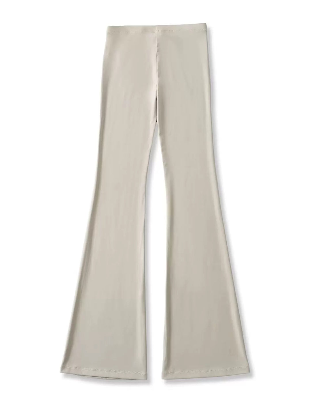 リヨセルブレンドストレッチフレアパンツ