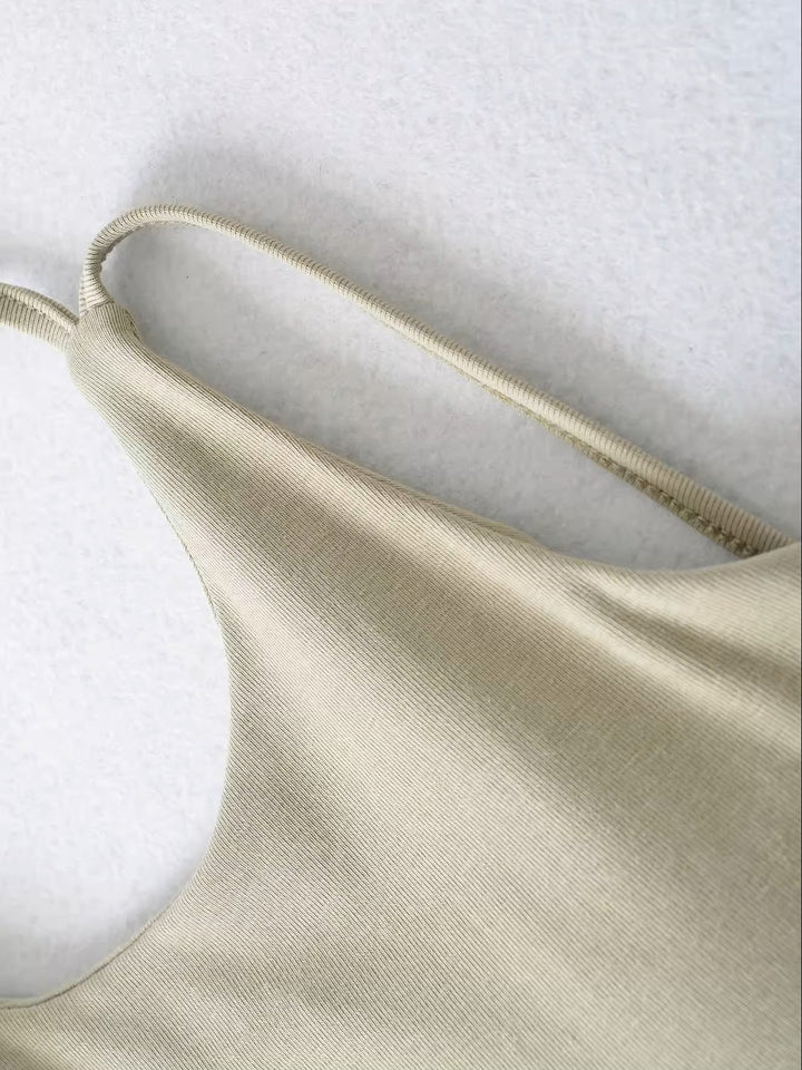 ダブルストラップチュニックタンクトップ