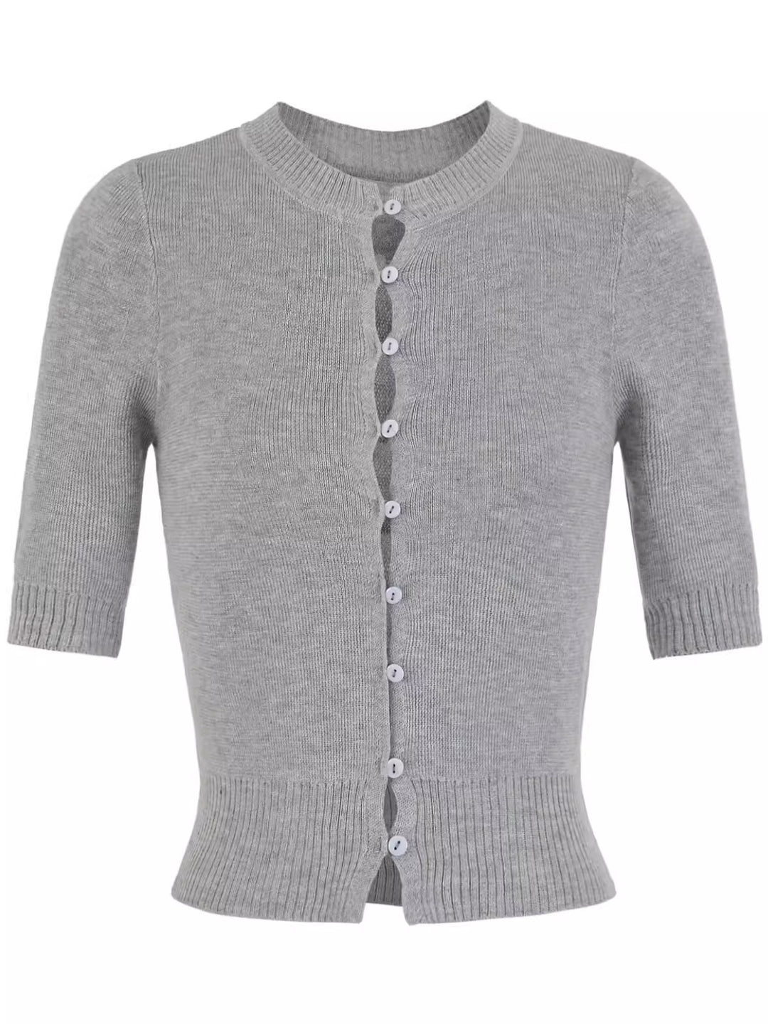 ハーフスリーブニットカーディガン