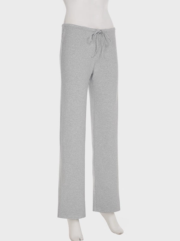 ストレートイージー裏起毛パンツ