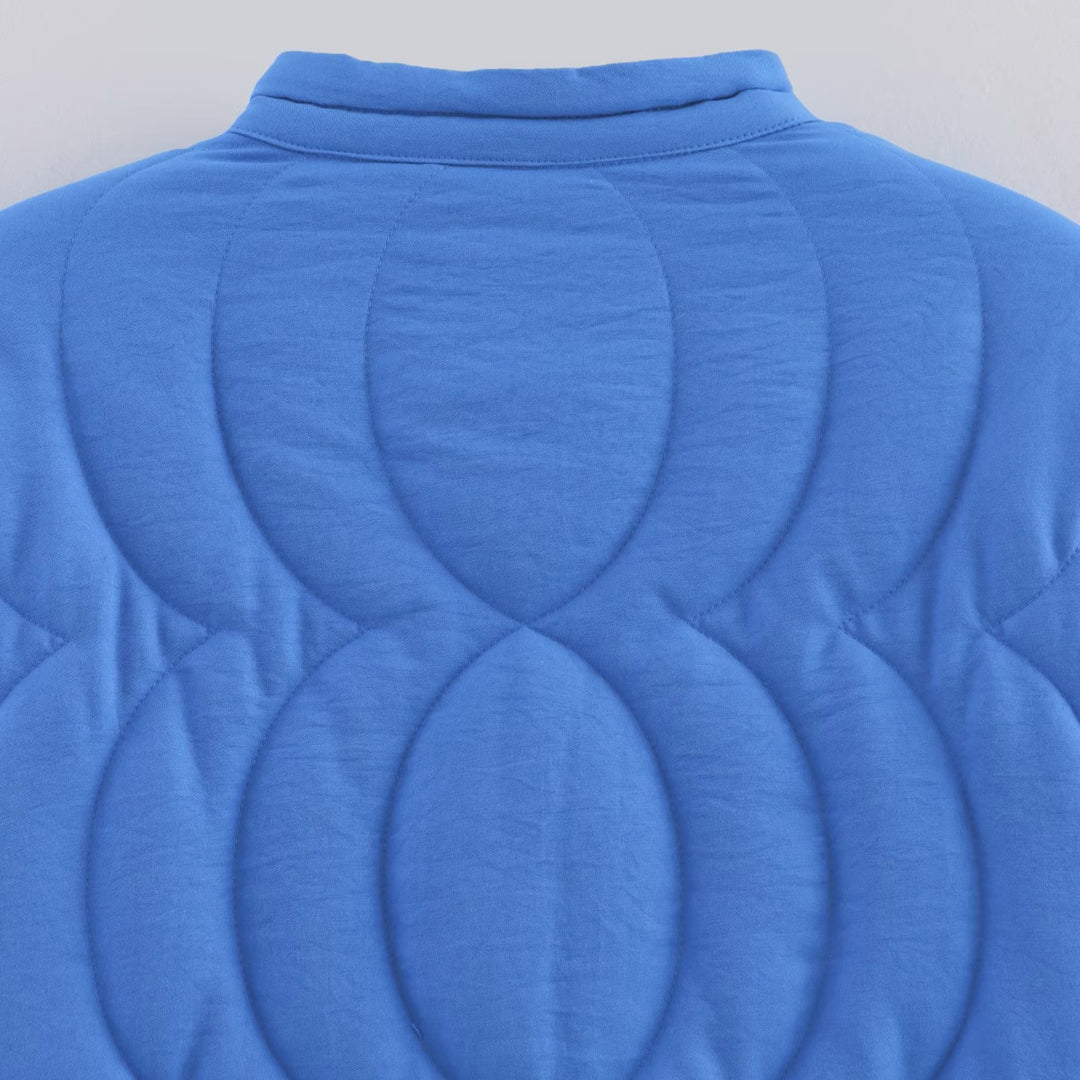 フラワー柄キルティングジャケット