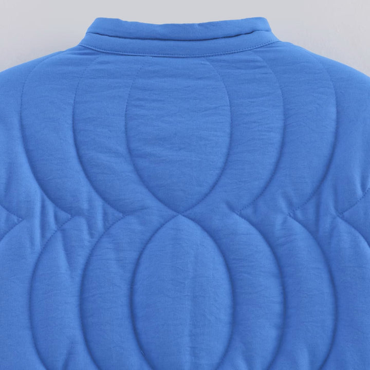 フラワー柄キルティングジャケット