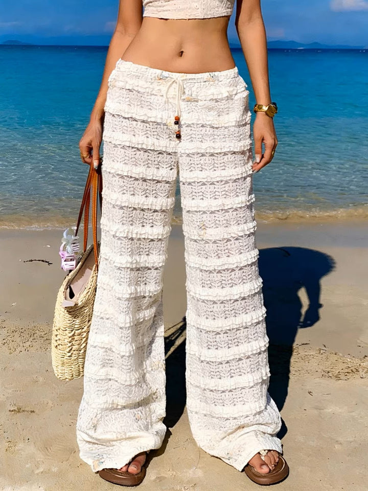 ティアードフリルレースパンツ