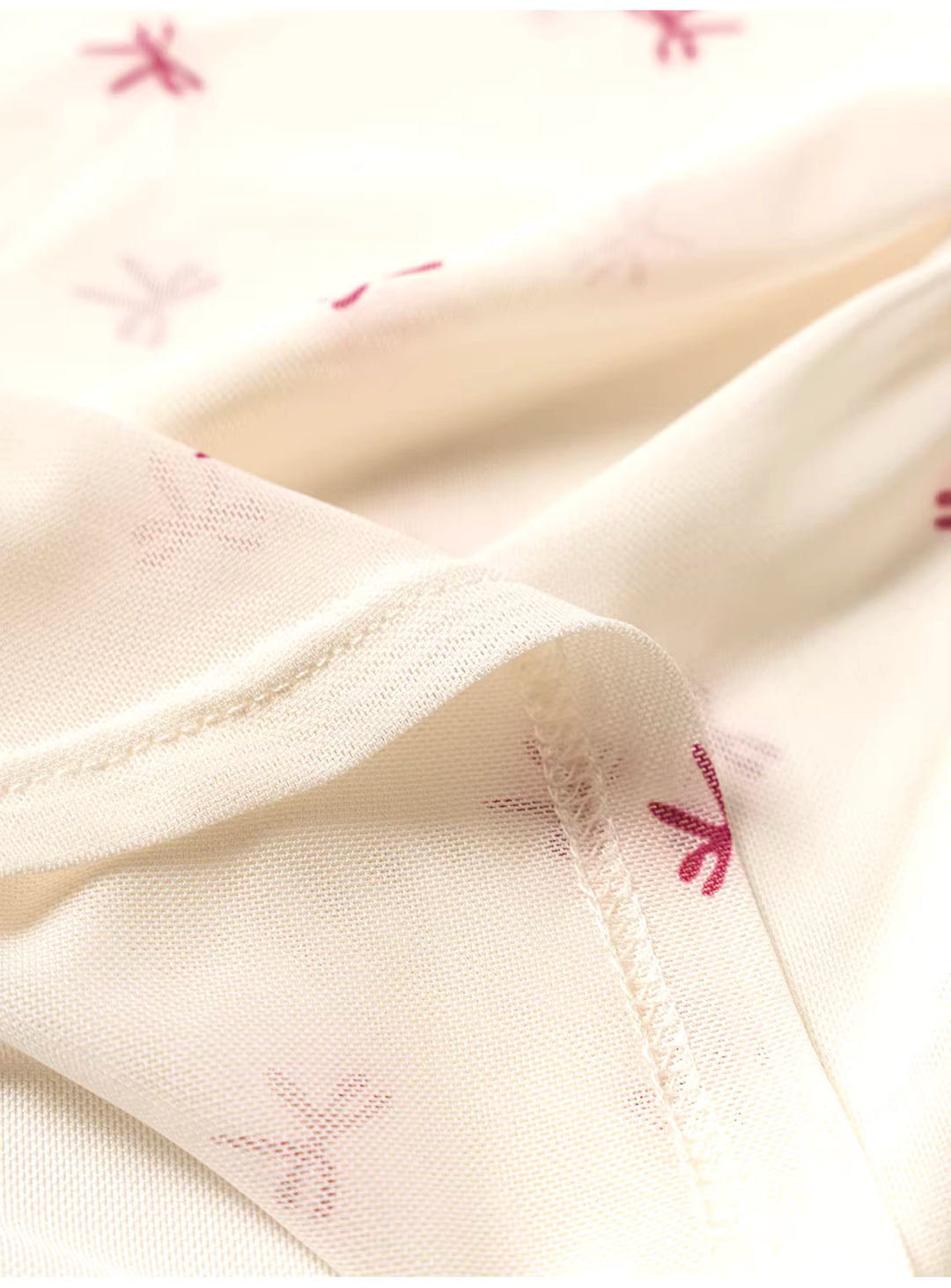 リボン柄シアーメッシュトップスレイヤードセット