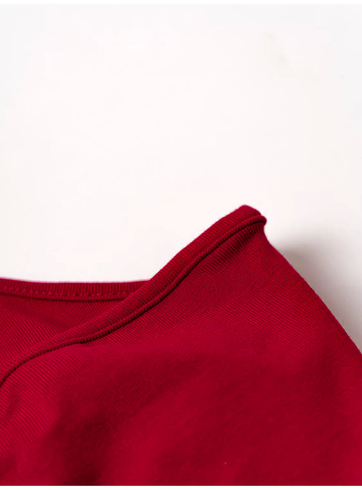 リボン柄シアーメッシュトップスレイヤードセット