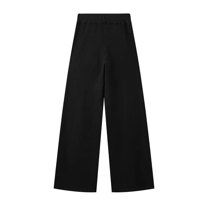 ニットラップカーディガンパンツセット