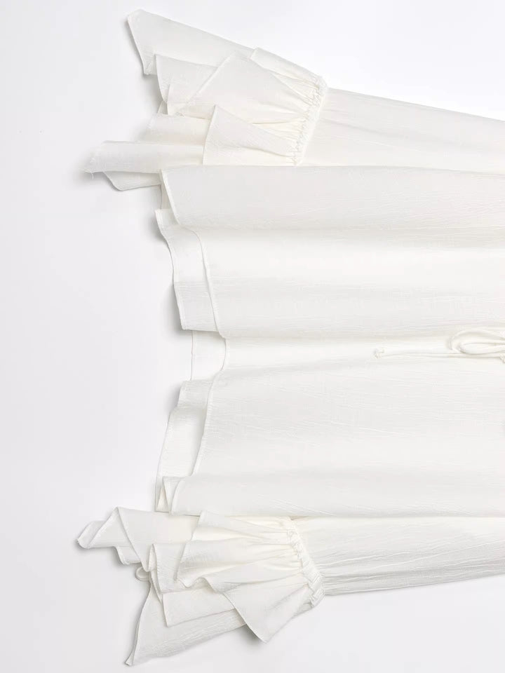 ティアードフリルスリーブブラウス