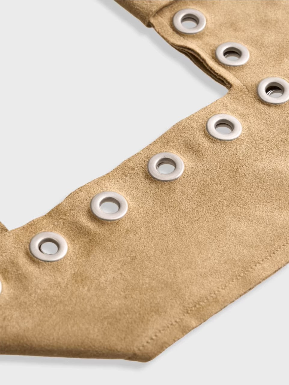 アイレットデザインワイドショルダーバッグ