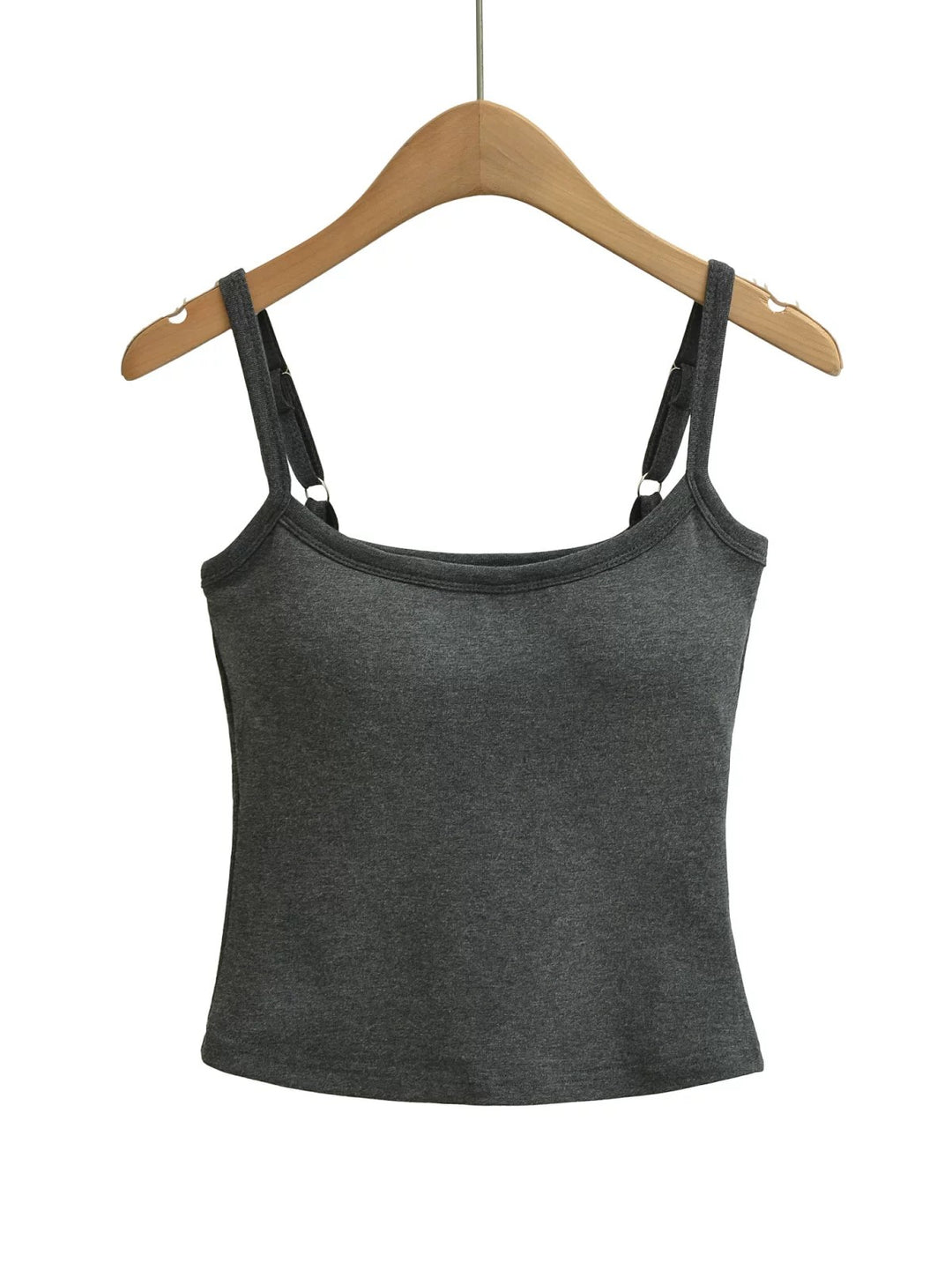 カップインダスティカラーベーシックキャミソールトップス