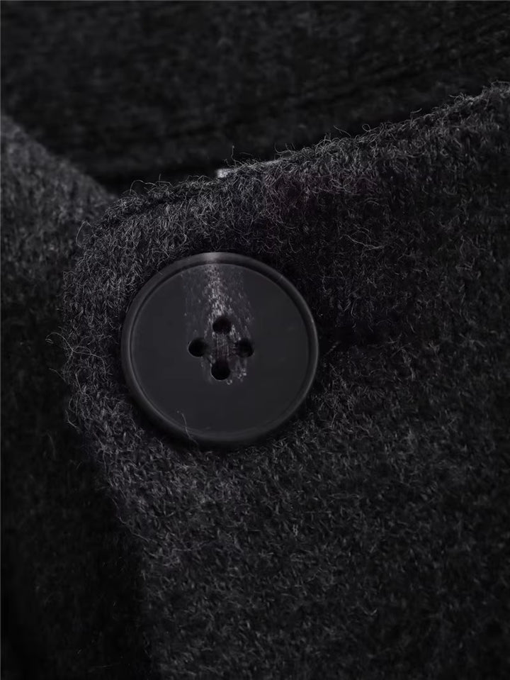 ケープ付きニットジャケット