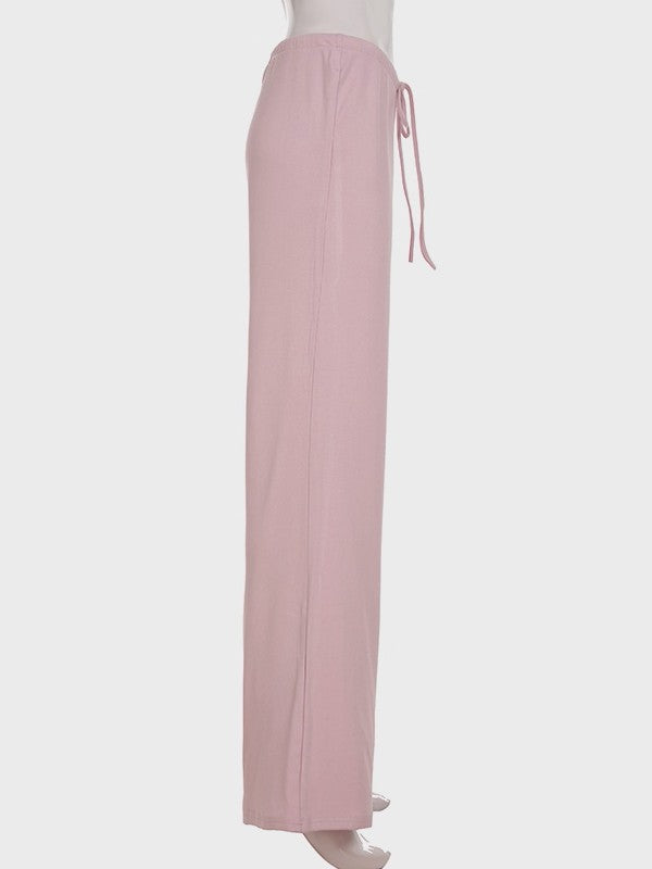 ストレートイージー裏起毛パンツ